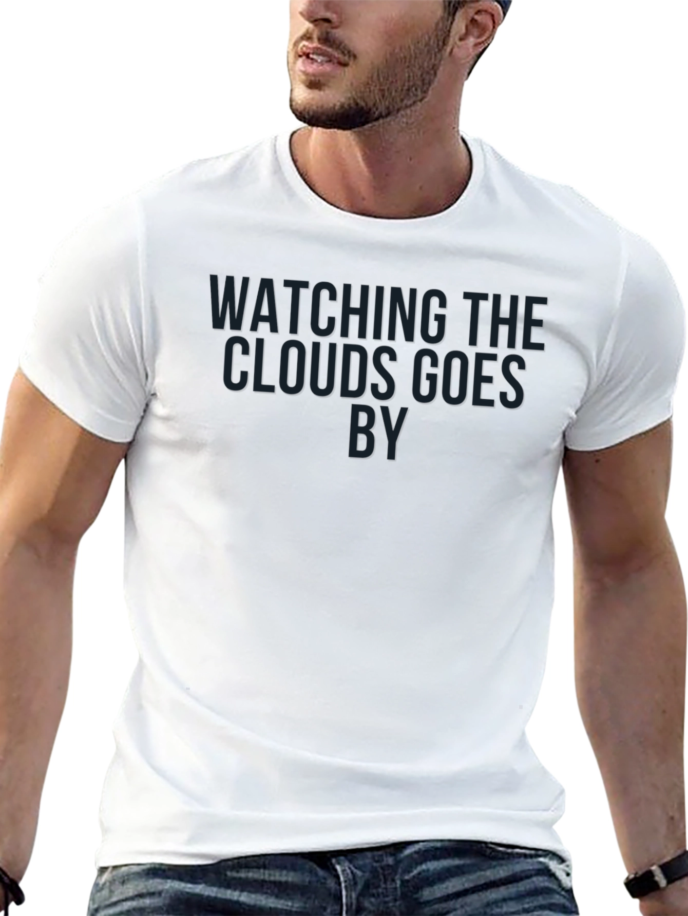 Watching The Clouds Goes By Graphic Tee
