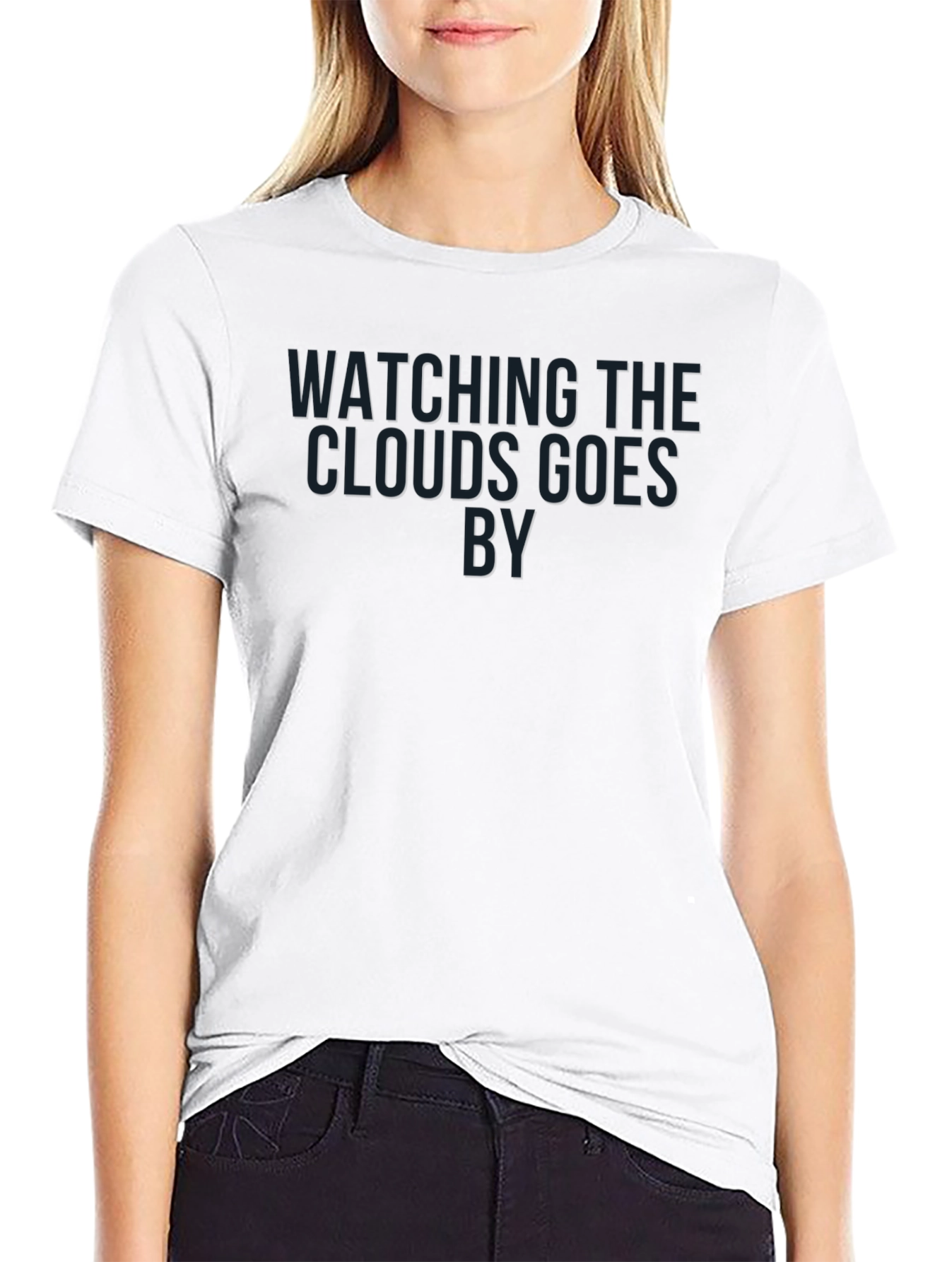 Watching The Clouds Goes By Graphic Tee