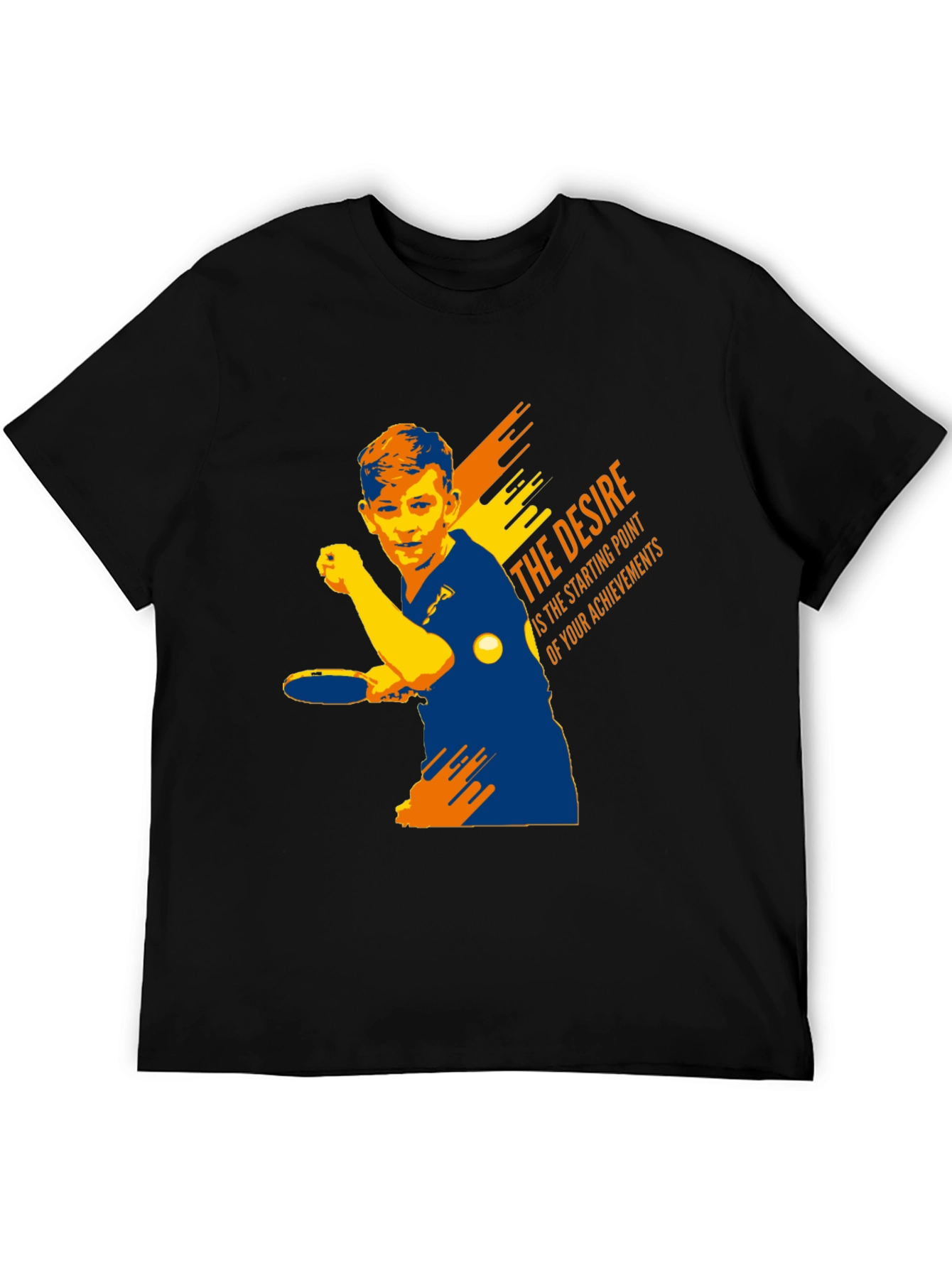 Table Tennis Player Graphic T-Shirt