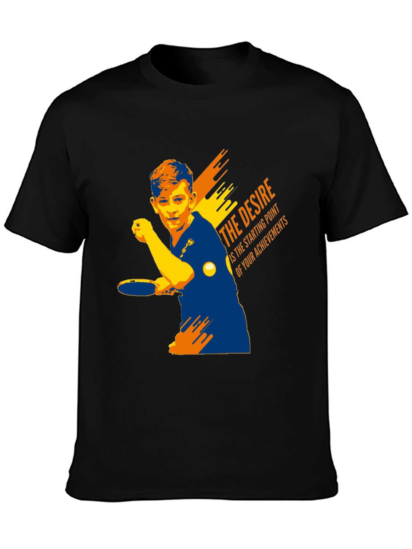 Table Tennis Player Graphic T-Shirt