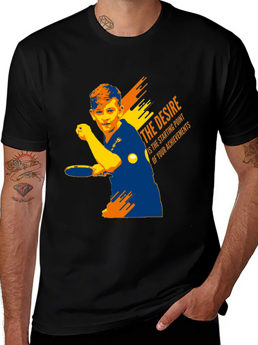 Table Tennis Player Graphic T-Shirt