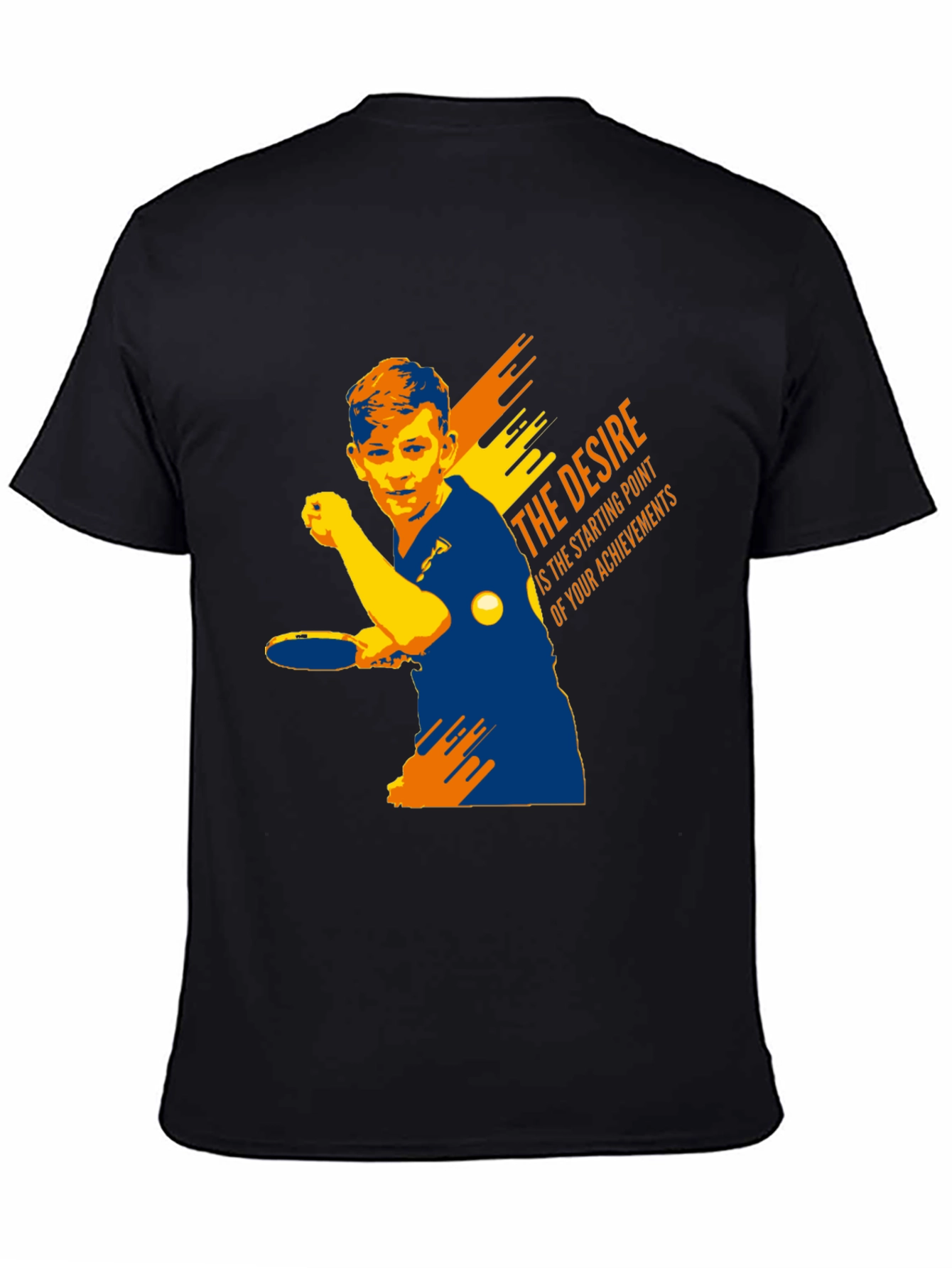 Table Tennis Player Graphic T-Shirt