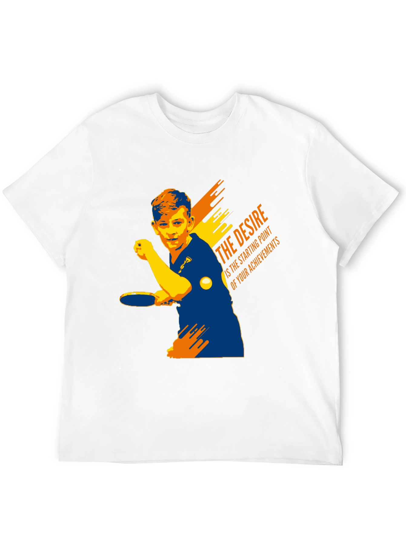 Table Tennis Player Graphic T-Shirt