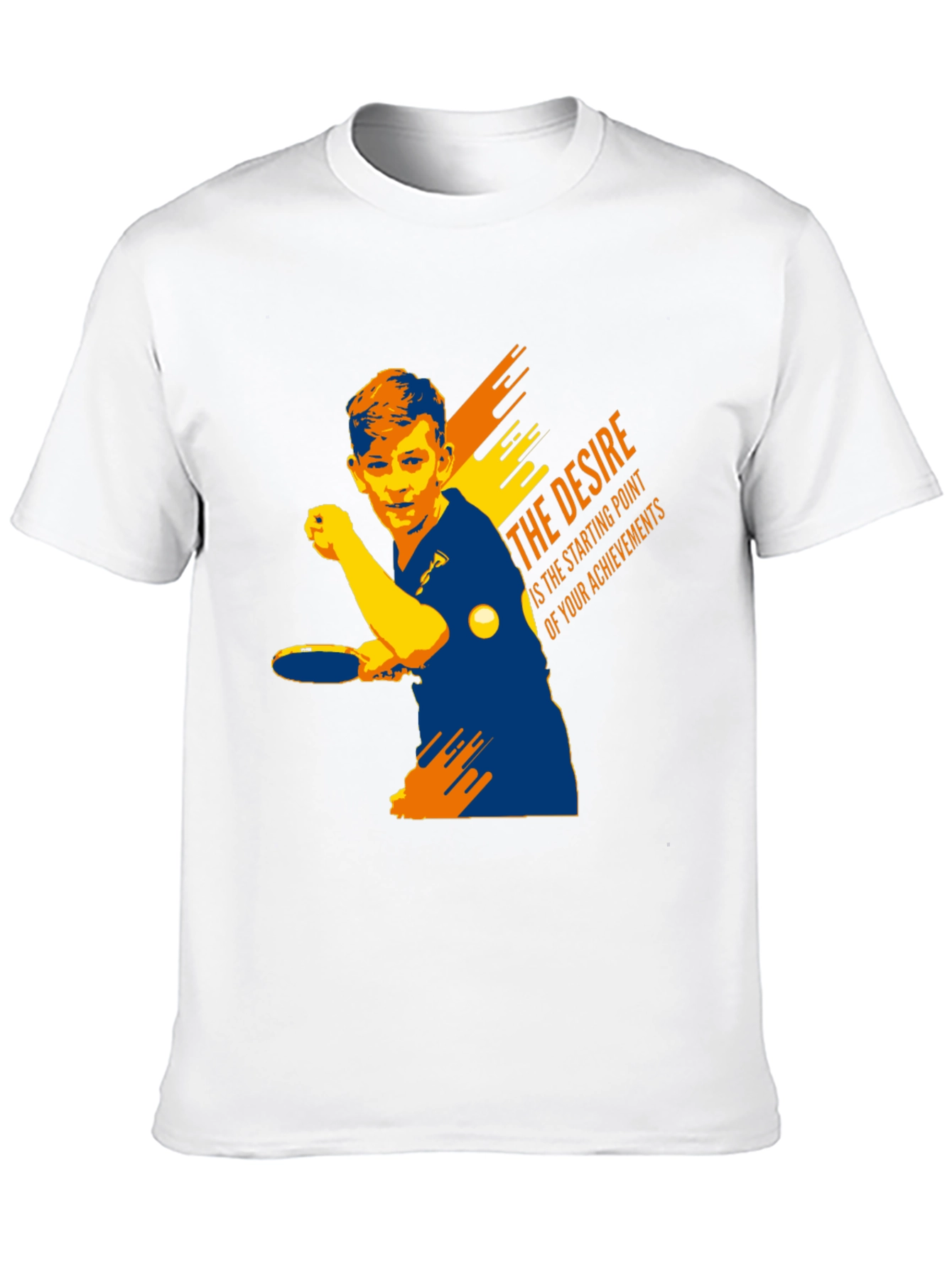Table Tennis Player Graphic T-Shirt
