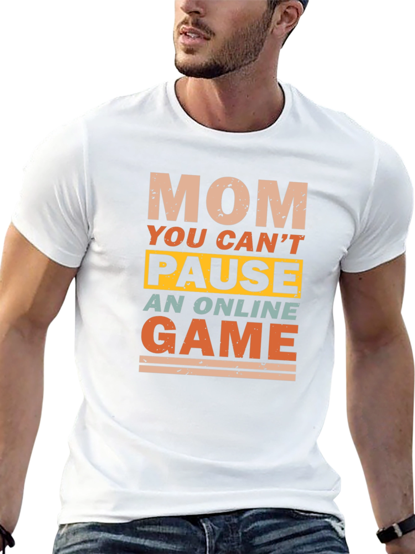 Gamer Mom Graphic Tee - Pause the Game!