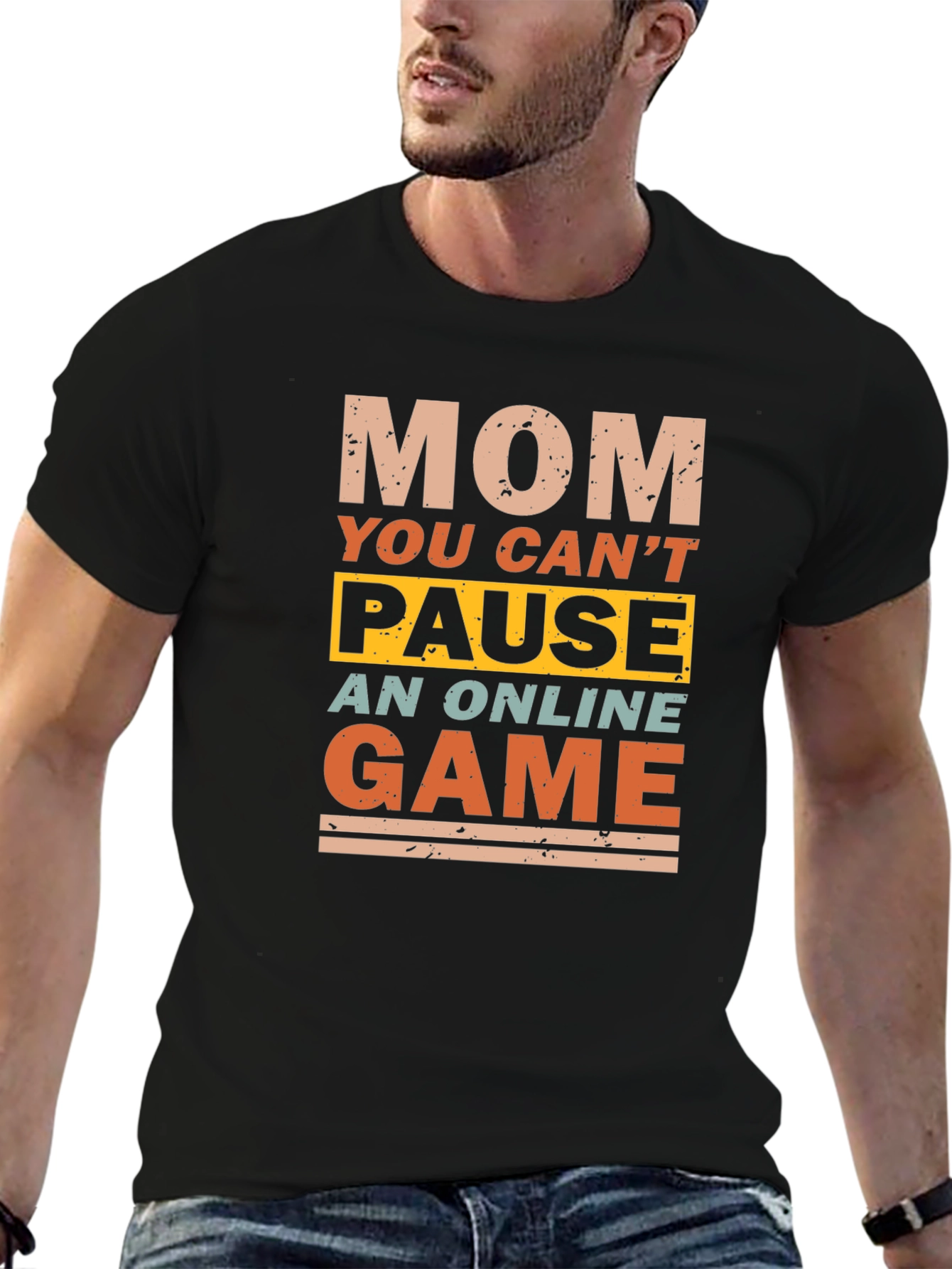 Gamer Mom Graphic Tee - Pause the Game!