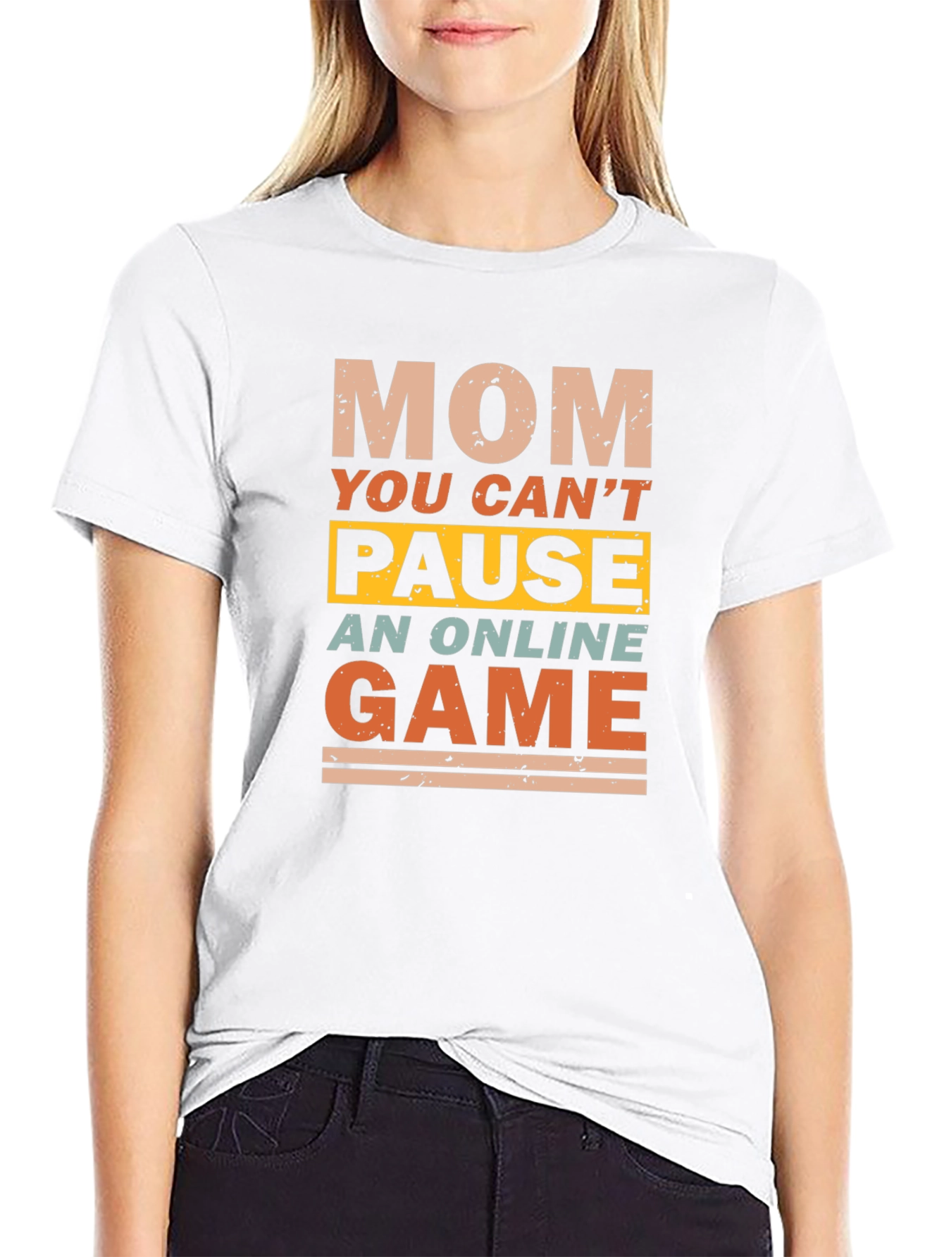 Gamer Mom Graphic Tee - Pause the Game!