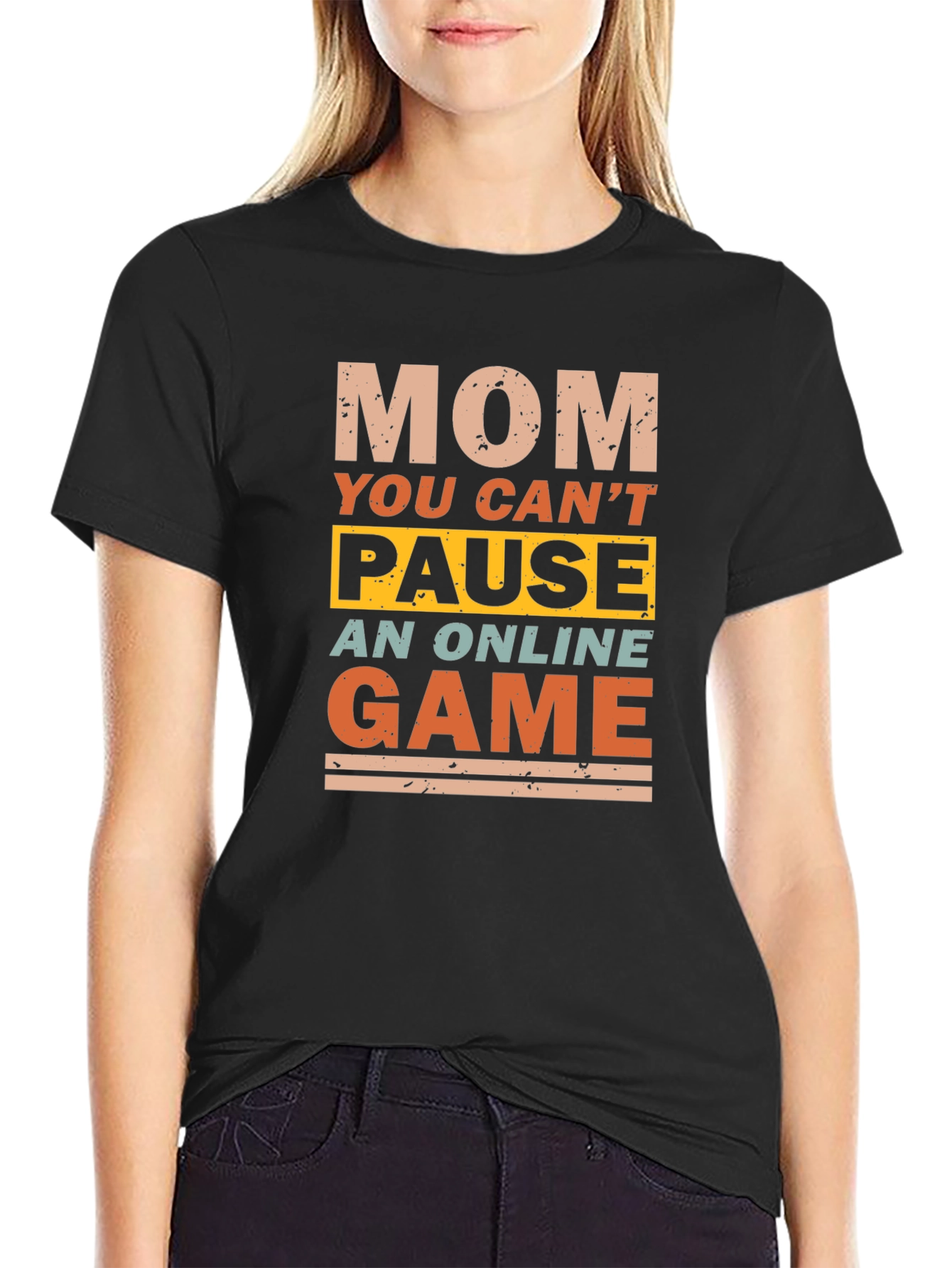 Gamer Mom Graphic Tee - Pause the Game!
