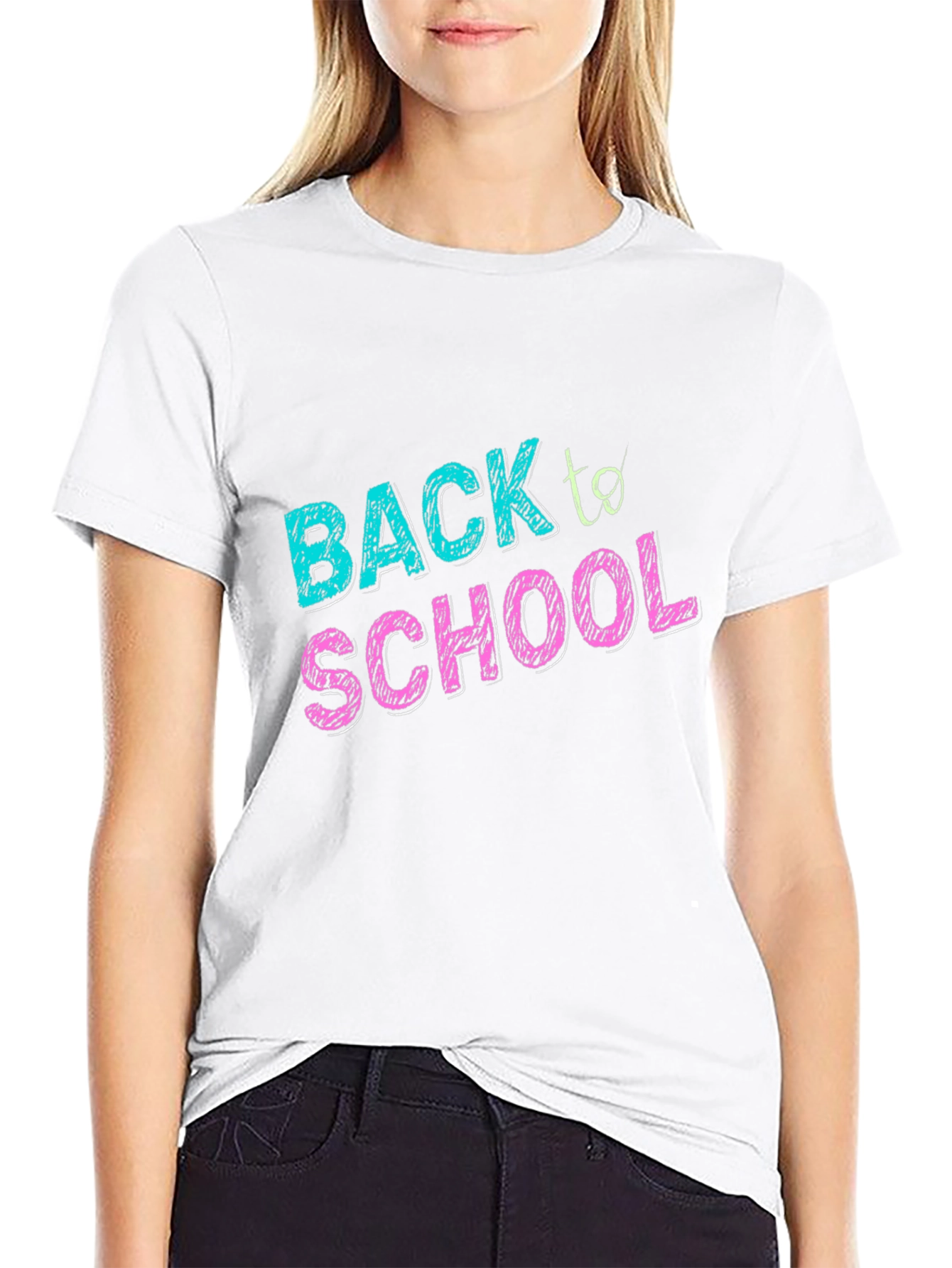 Back to School Graphic Tee - Black