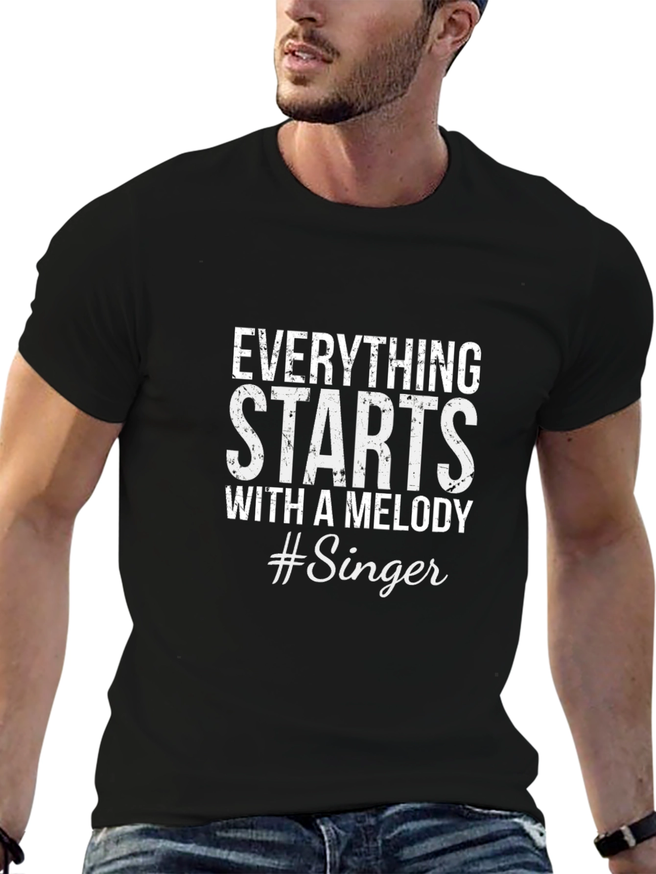 Everything Starts With A Melody #Singer Tee