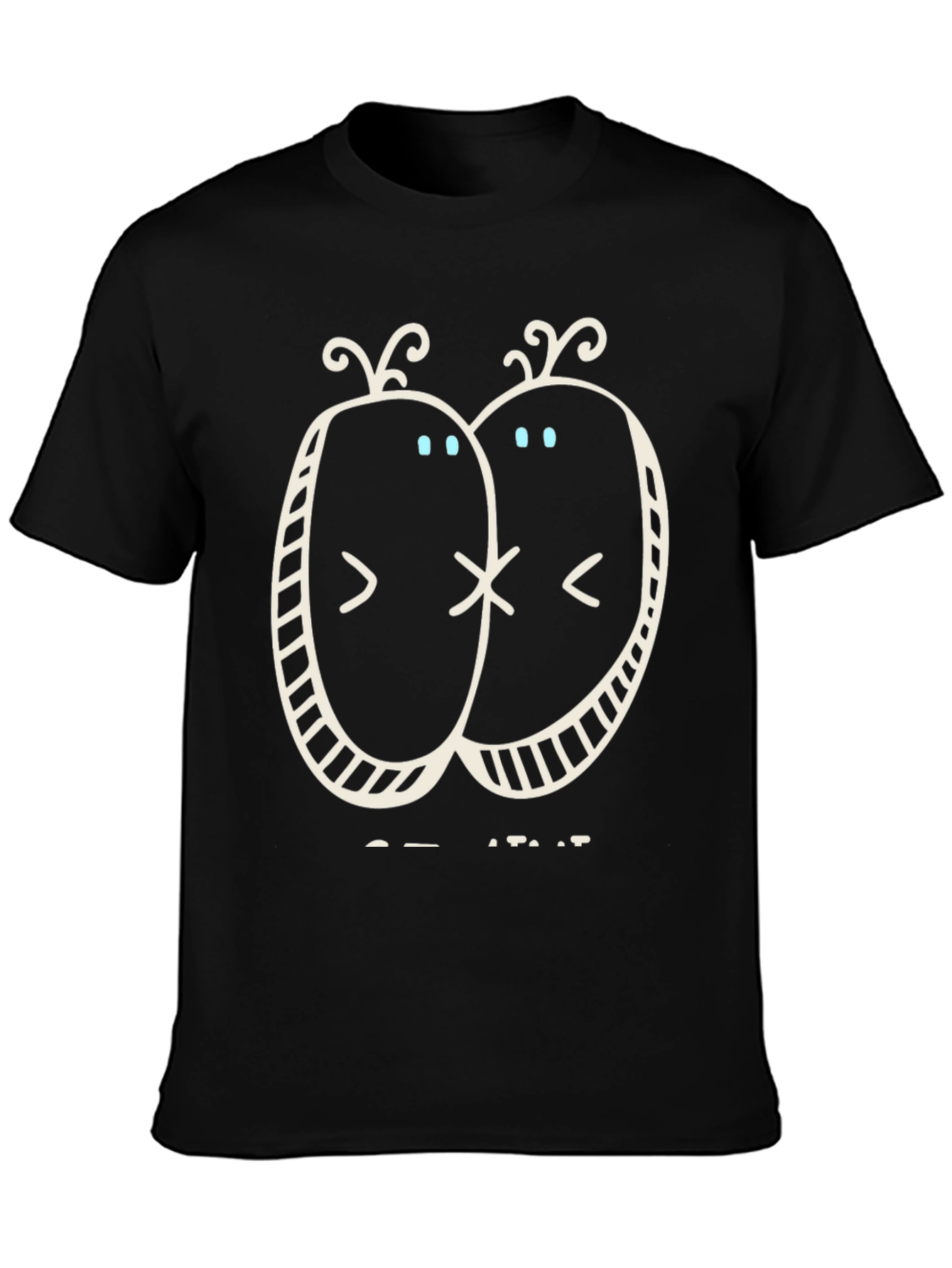 Whimsical Cartoon Bird Graphic T-Shirt