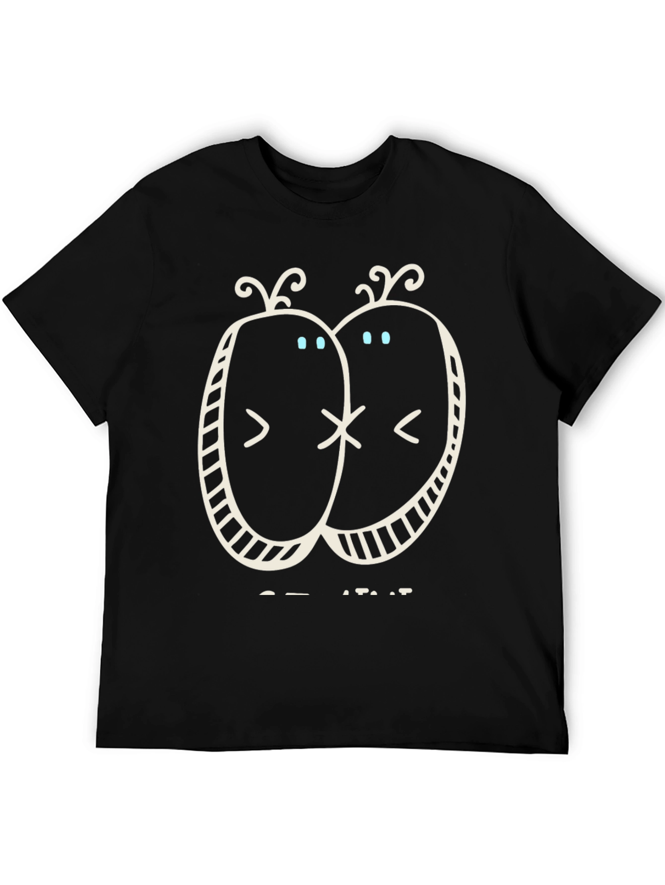 Whimsical Cartoon Bird Graphic T-Shirt