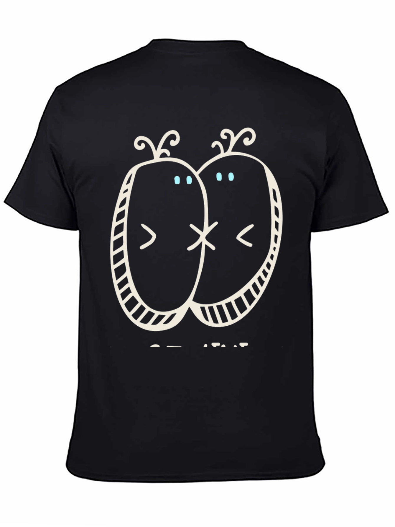 Whimsical Cartoon Bird Graphic T-Shirt
