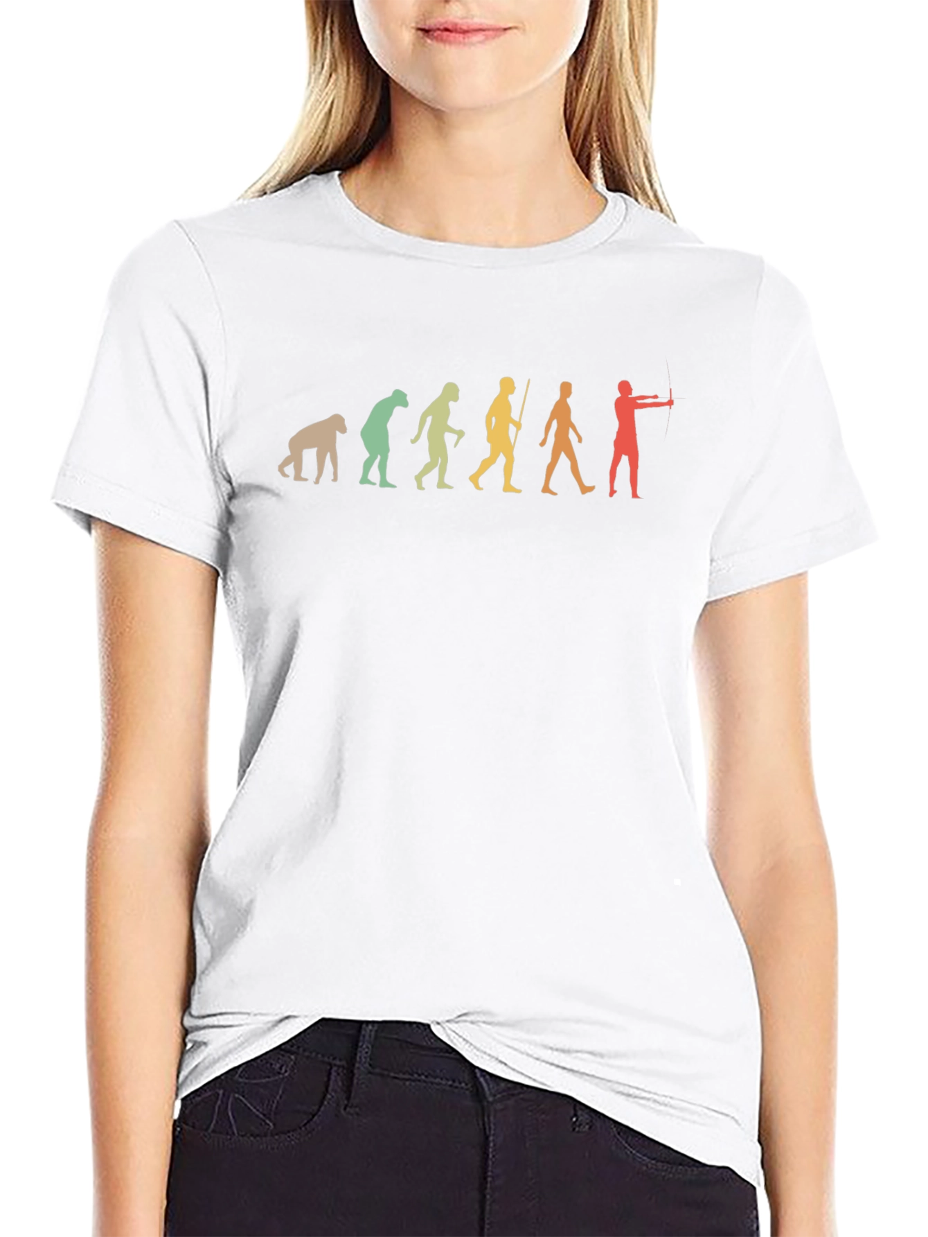 Evolution of Archery T-Shirt - Fun & Unique Design