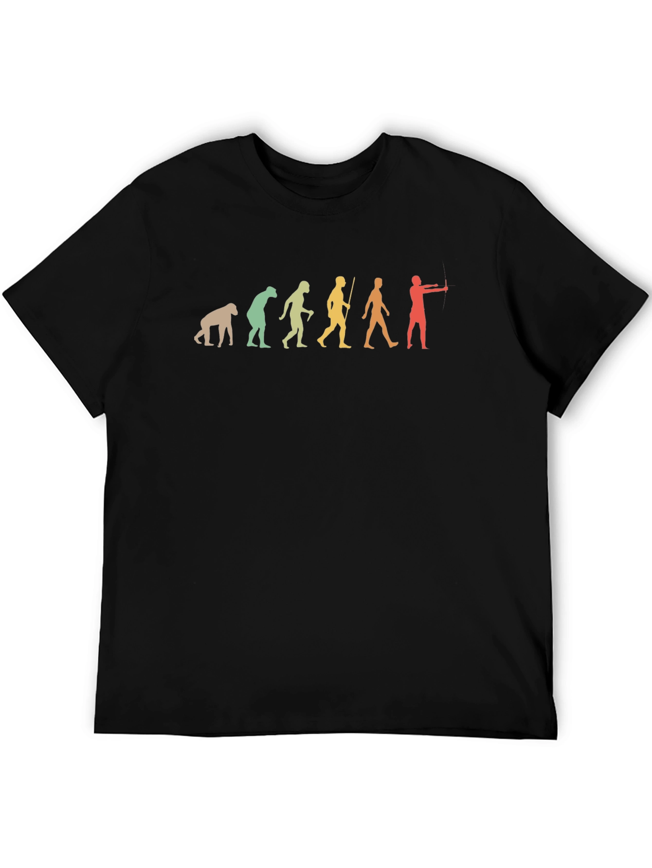 Evolution of Archery T-Shirt - Fun & Unique Design