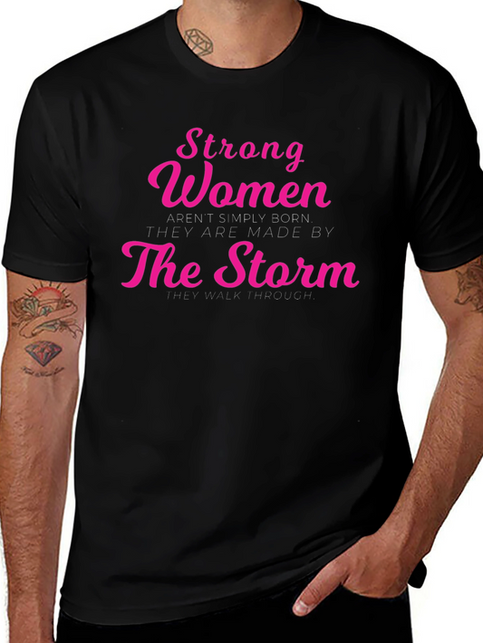 Strong Women T-Shirt: Made By The Storm Graphic Tee