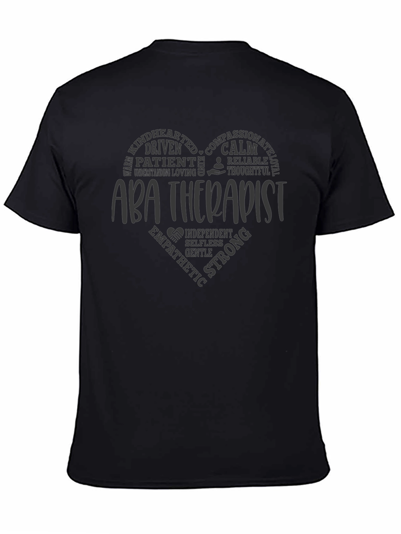 ABA Therapist Heart Graphic T-Shirt