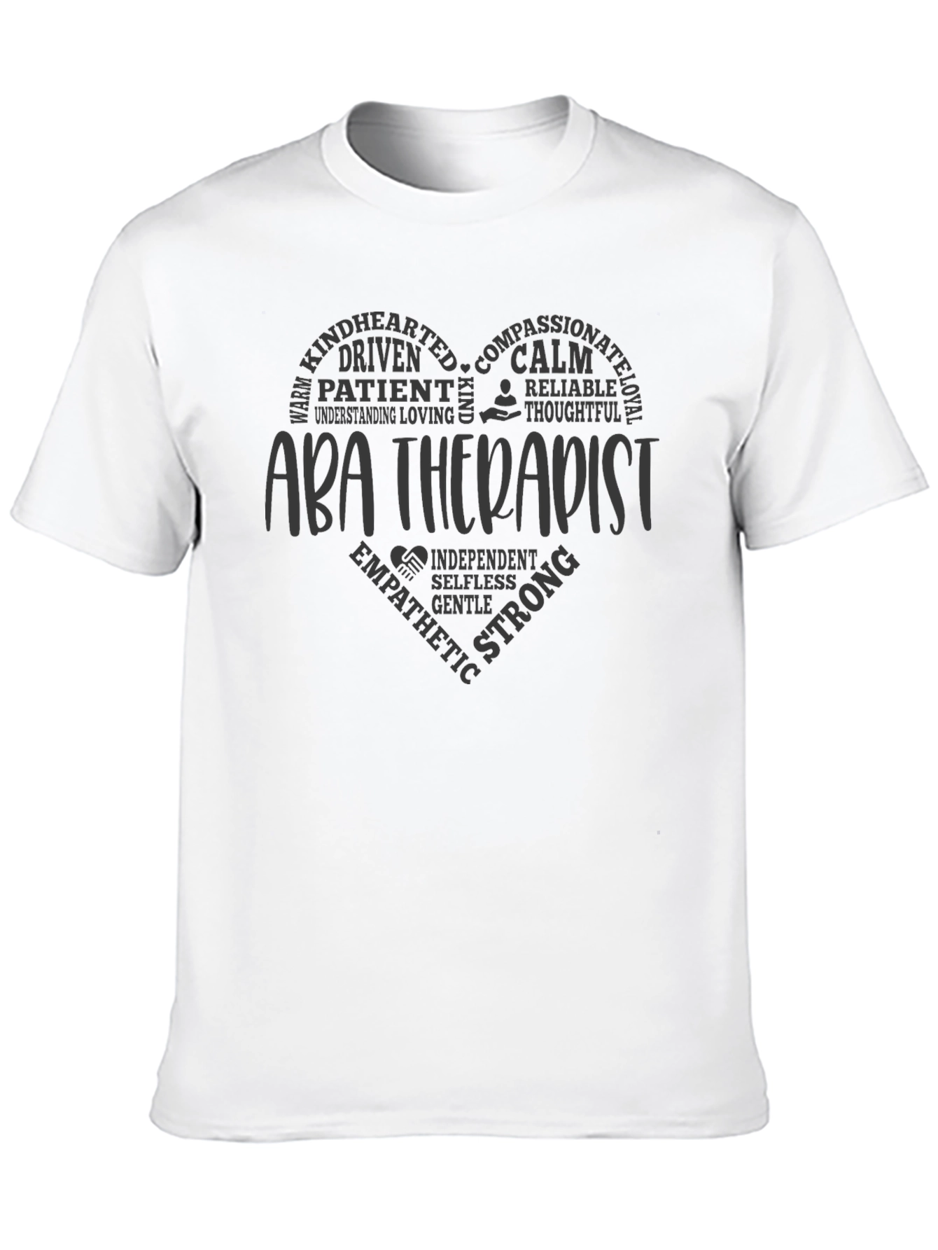 ABA Therapist Heart Graphic T-Shirt