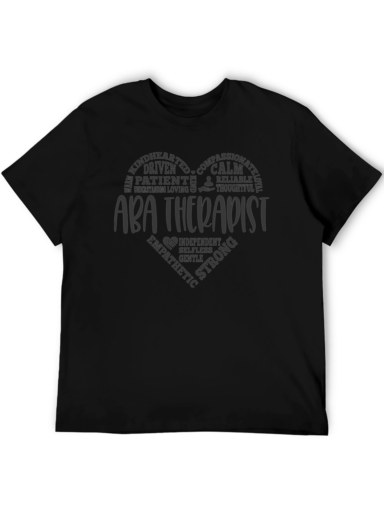 ABA Therapist Heart Graphic T-Shirt