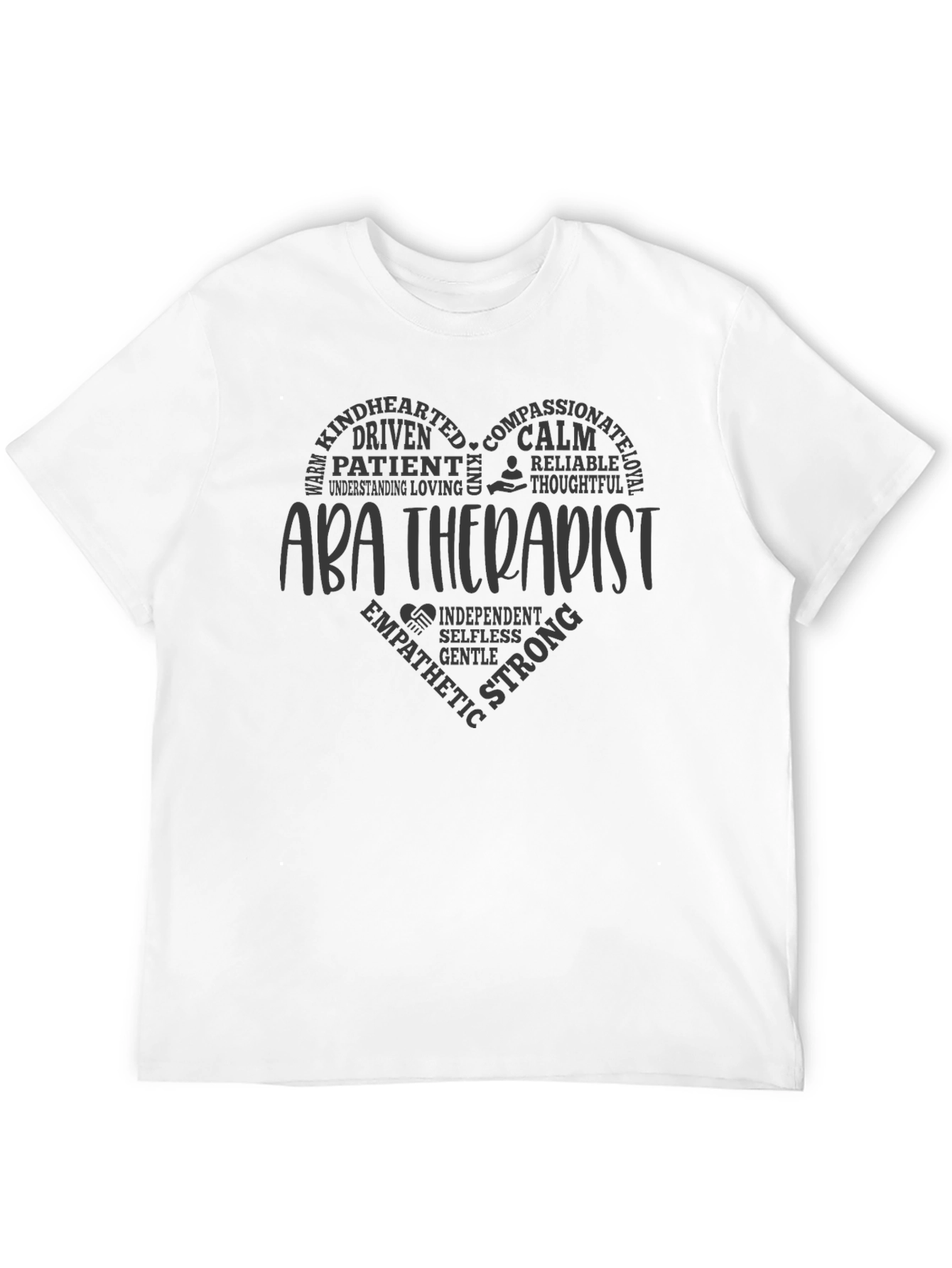 ABA Therapist Heart Graphic T-Shirt