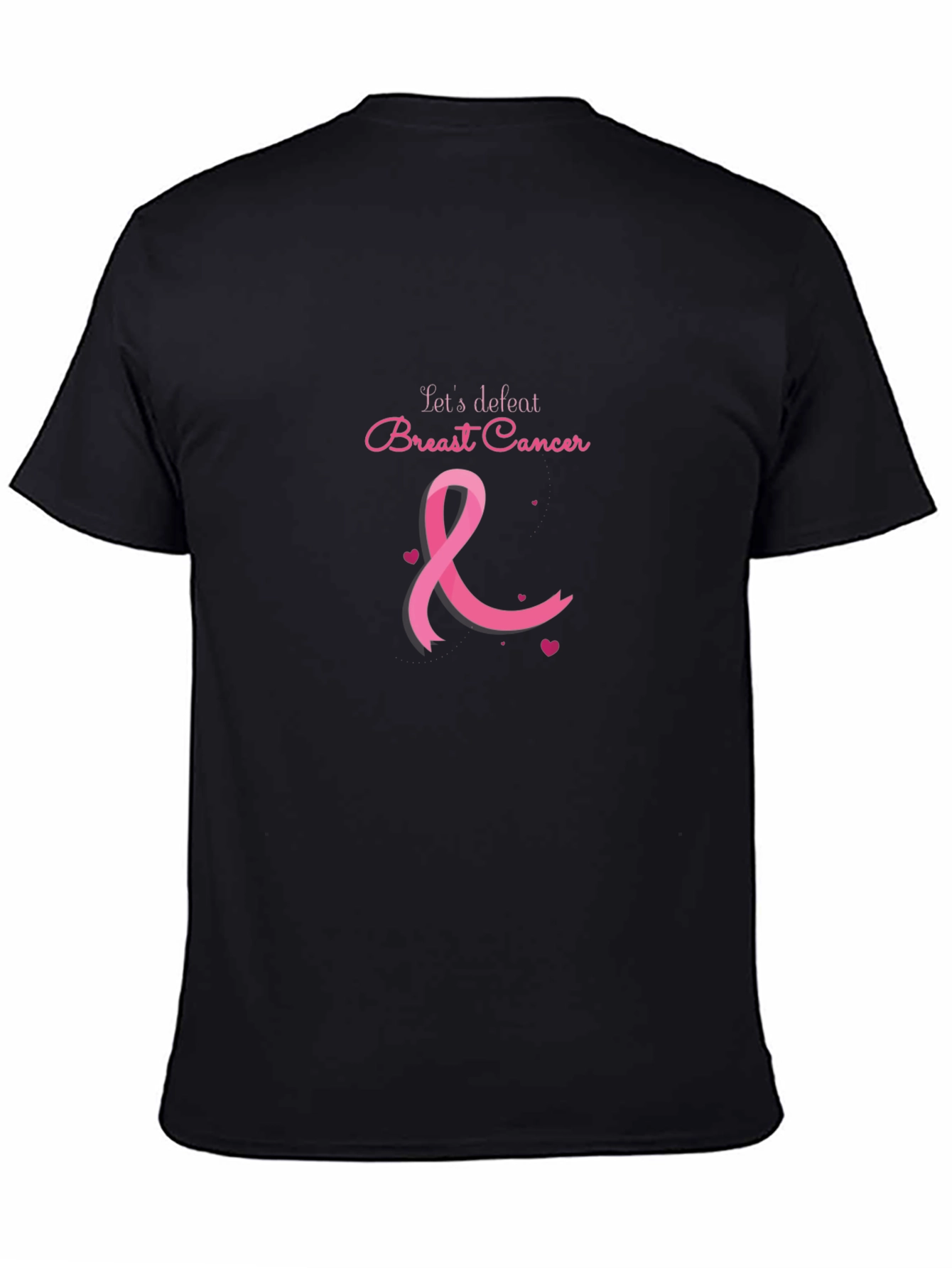 Breast Cancer Awareness T-Shirt - Lets Defeat