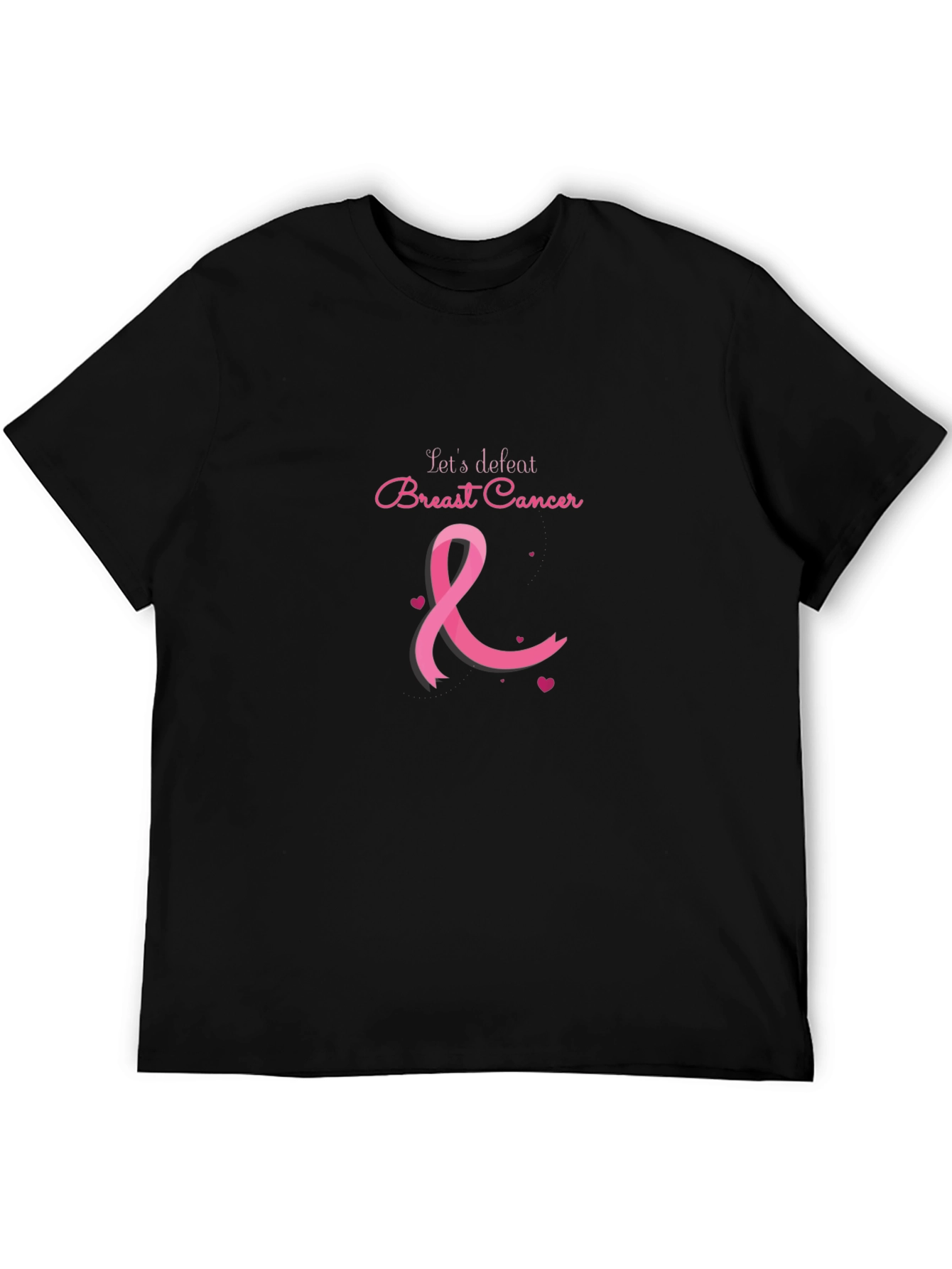 Breast Cancer Awareness T-Shirt - Lets Defeat
