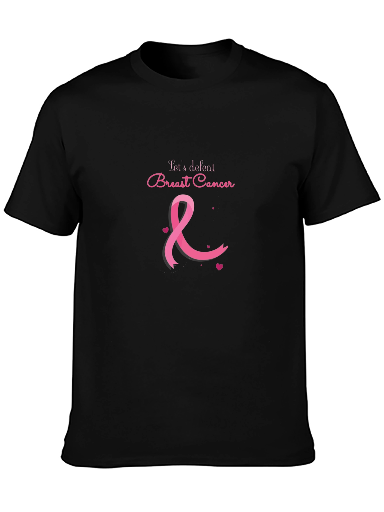 Breast Cancer Awareness T-Shirt - Lets Defeat