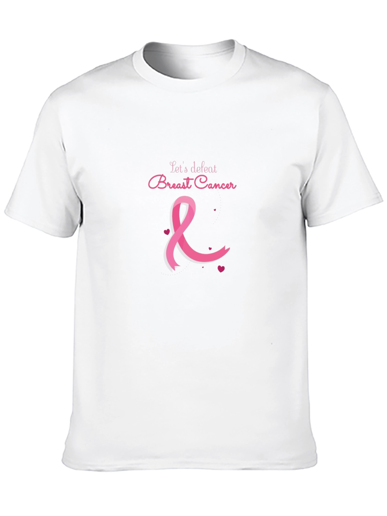 Breast Cancer Awareness T-Shirt - Lets Defeat