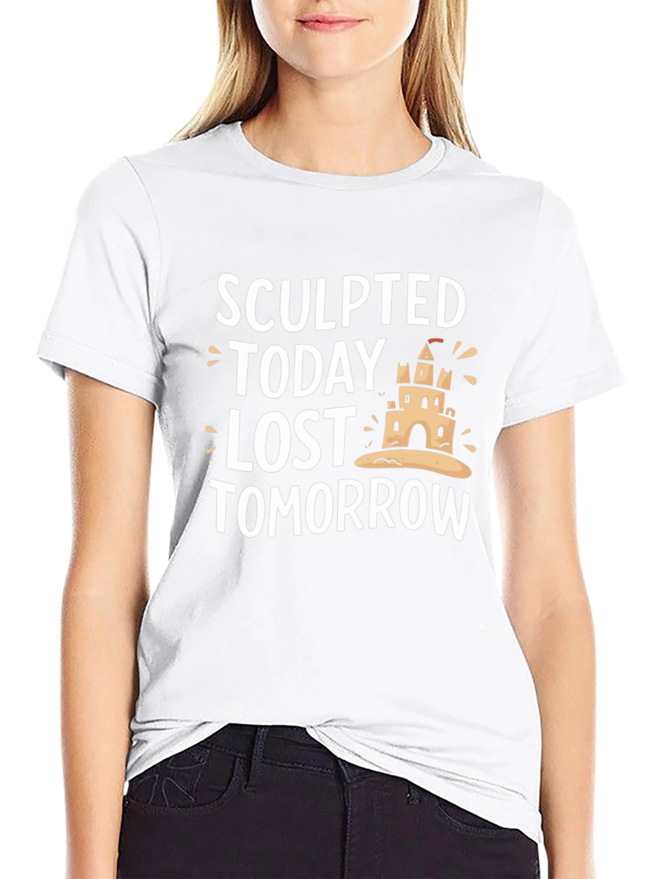 Sculpted Today Lost Tomorrow Graphic Tee