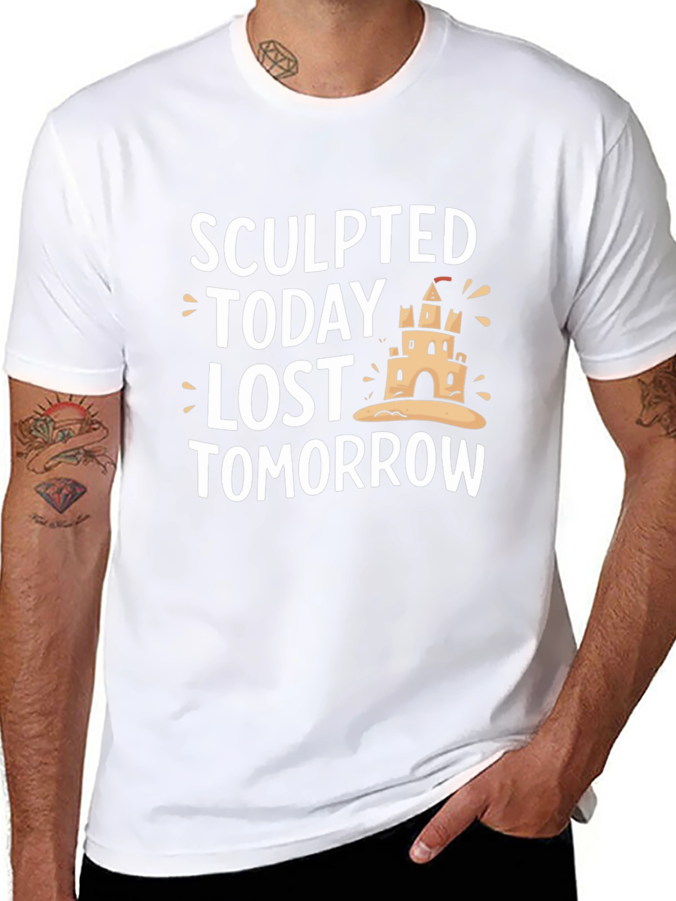 Sculpted Today Lost Tomorrow Graphic Tee