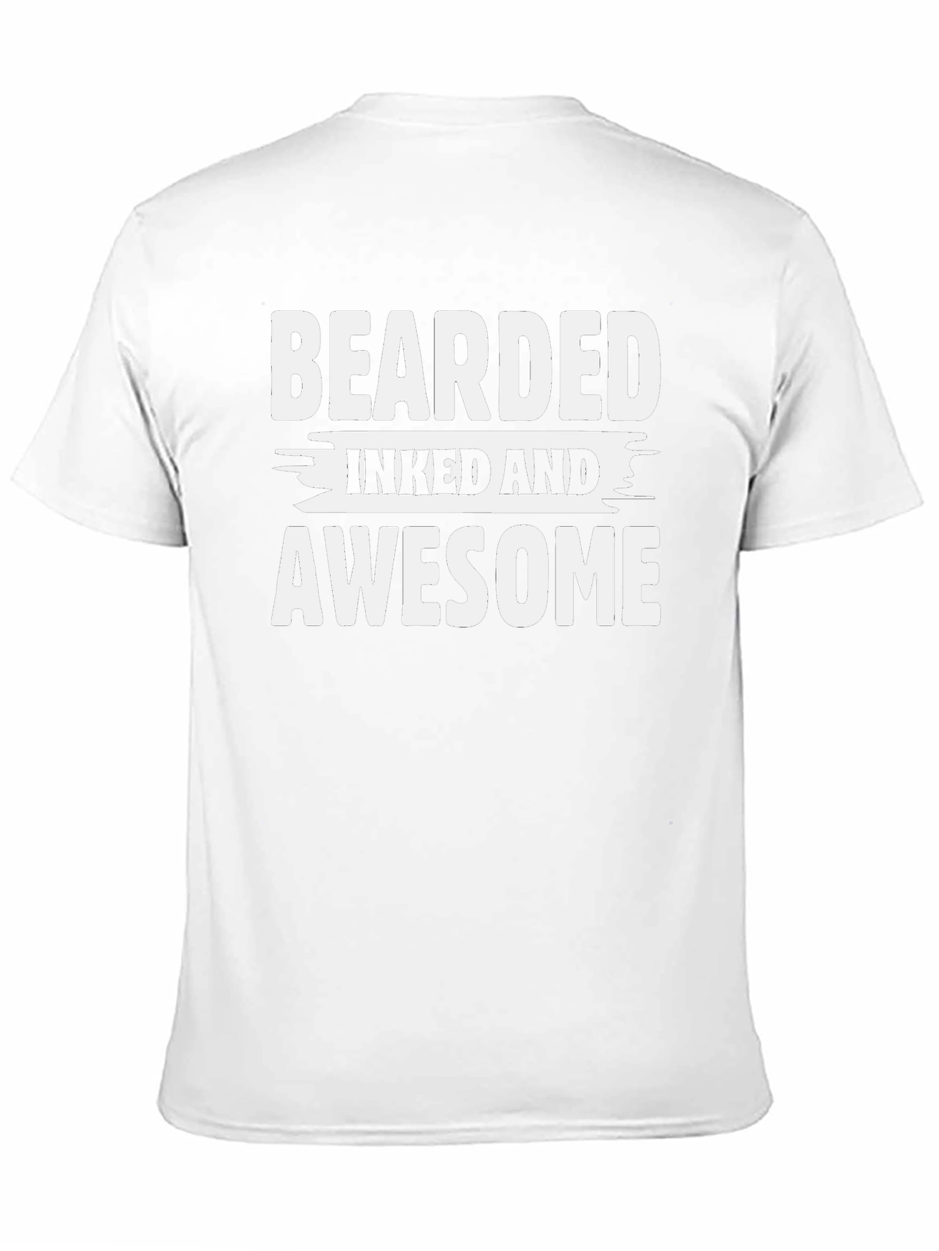 Bearded Inked and Awesome Graphic T-Shirt