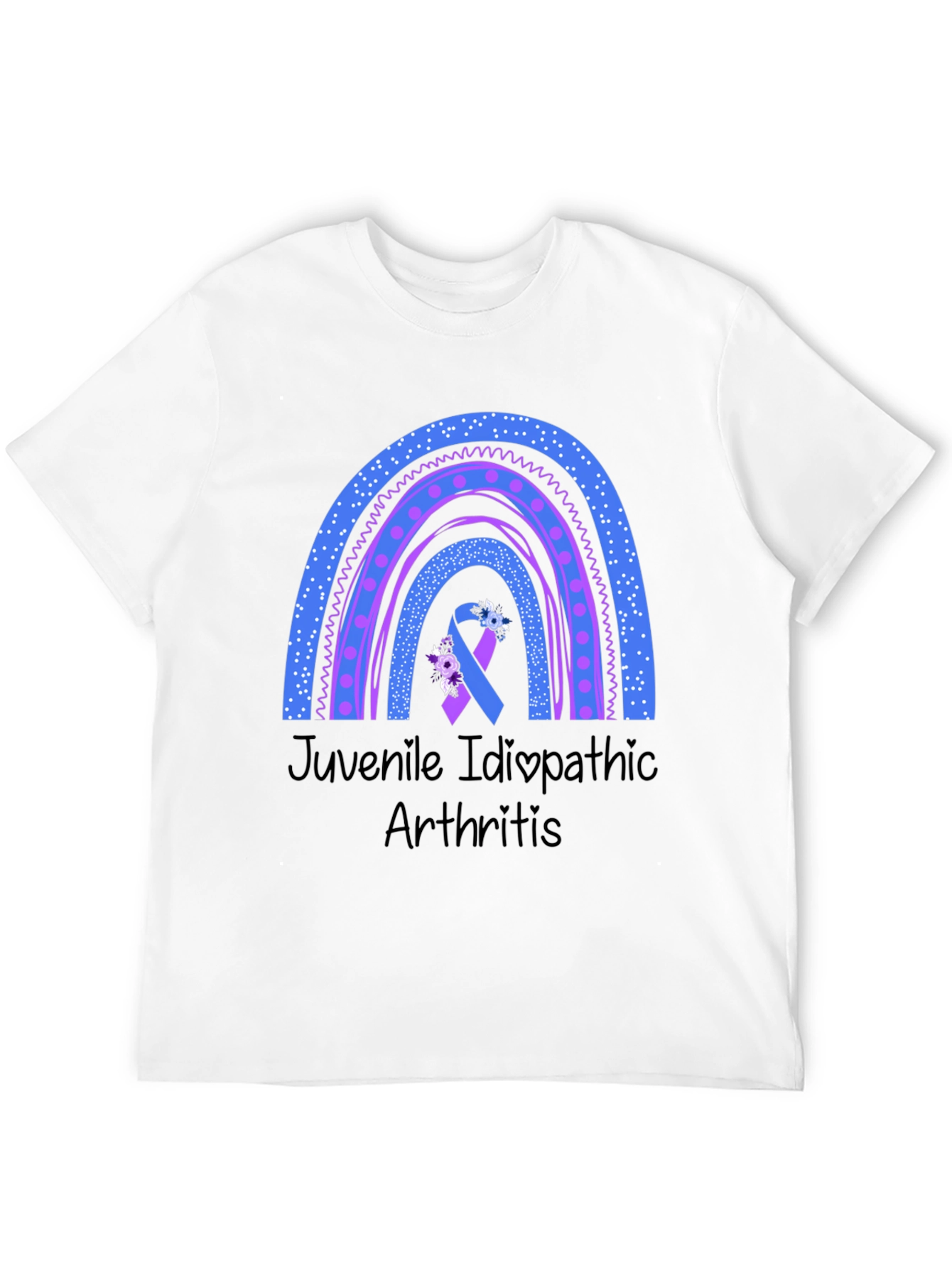 Juvenile Idiopathic Arthritis Awareness Rainbow T-Shirt