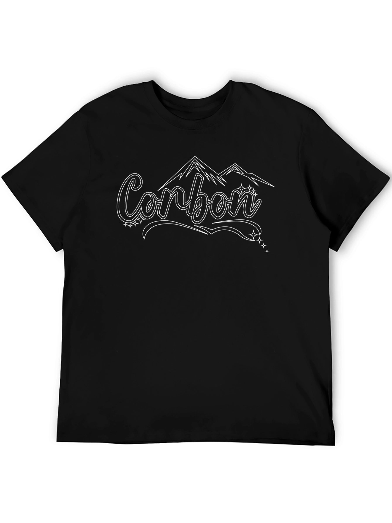 Corbon Mountain Graphic Tee - Black