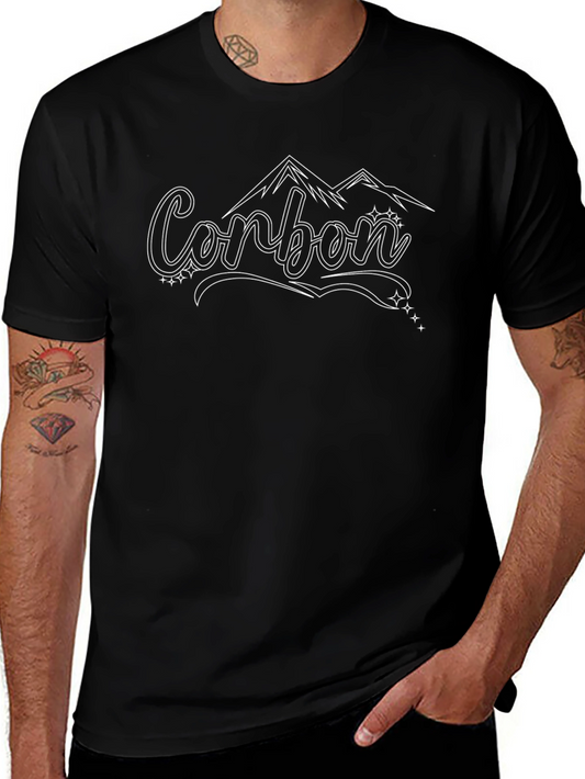 Corbon Mountain Graphic Tee - Black