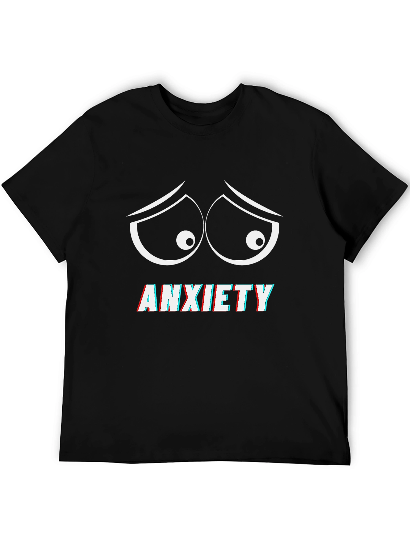 Anxiety Eyes Graphic Tee - Comfort Fit