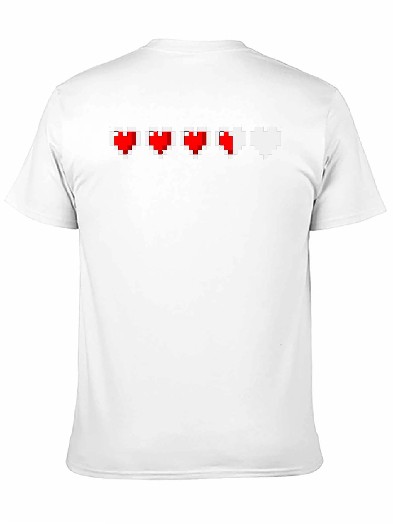 Pixel Heart Life Bar T-Shirt - Gamer Tee