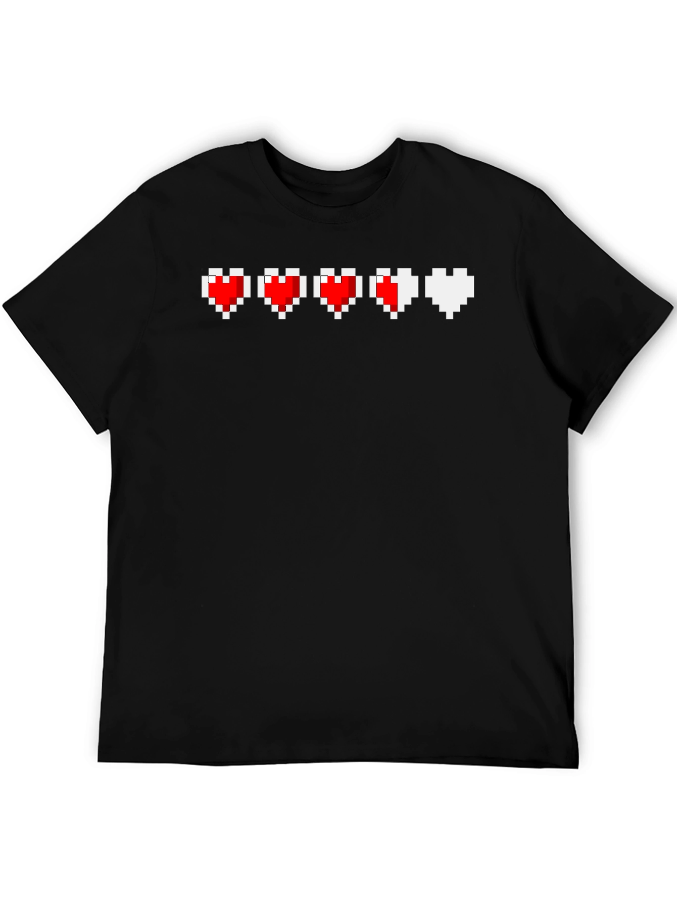 Pixel Heart Life Bar T-Shirt - Gamer Tee