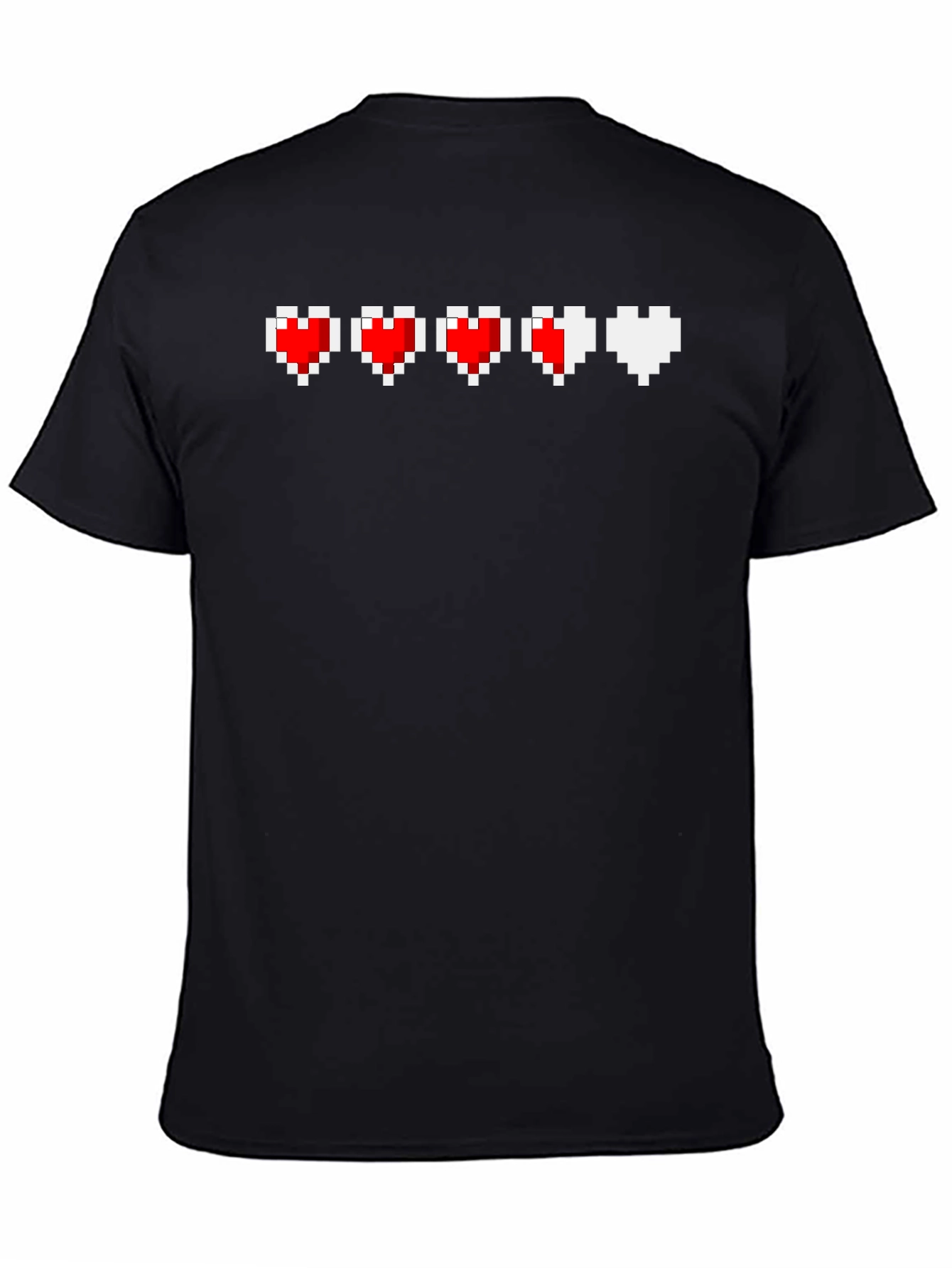 Pixel Heart Life Bar T-Shirt - Gamer Tee