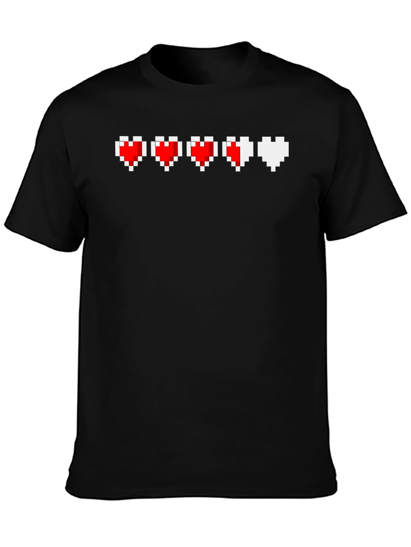 Pixel Heart Life Bar T-Shirt - Gamer Tee