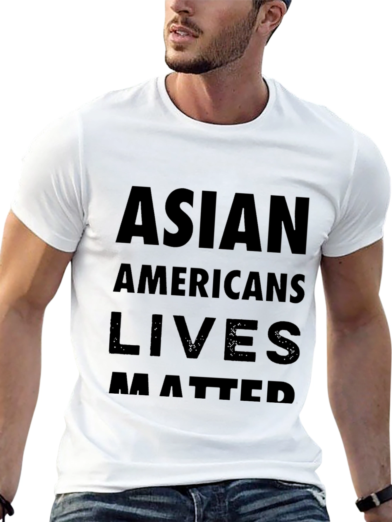 Asian Americans Lives Matter Graphic T-Shirt