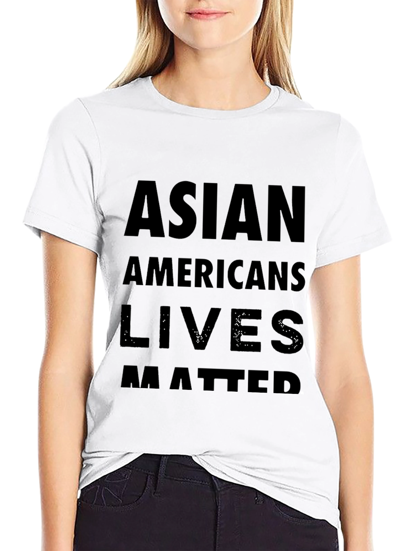 Asian Americans Lives Matter Graphic T-Shirt