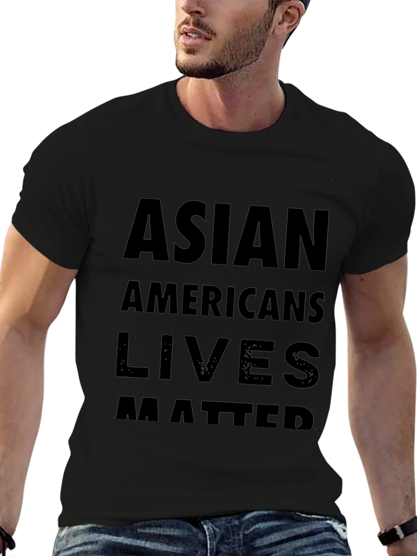 Asian Americans Lives Matter Graphic T-Shirt