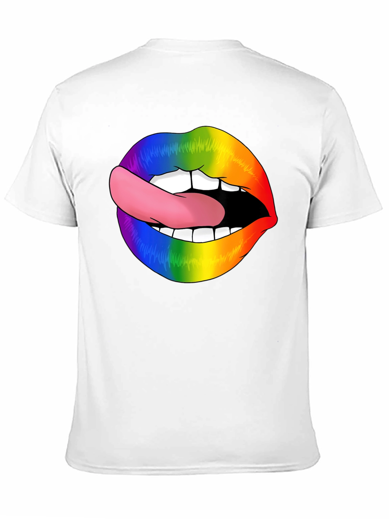 Rainbow Lips Tongue Out T-Shirt