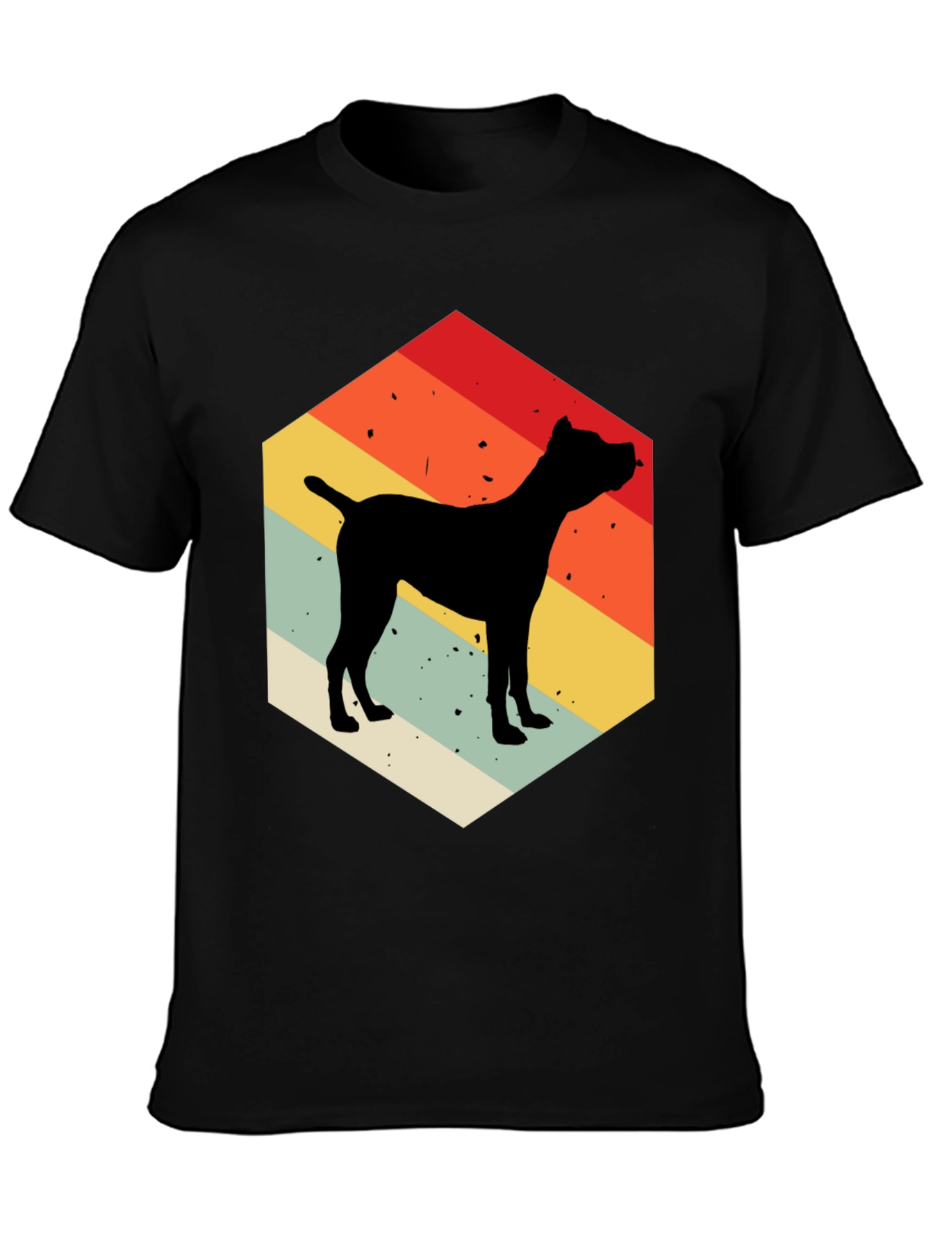 Retro Dog Silhouette T-Shirt