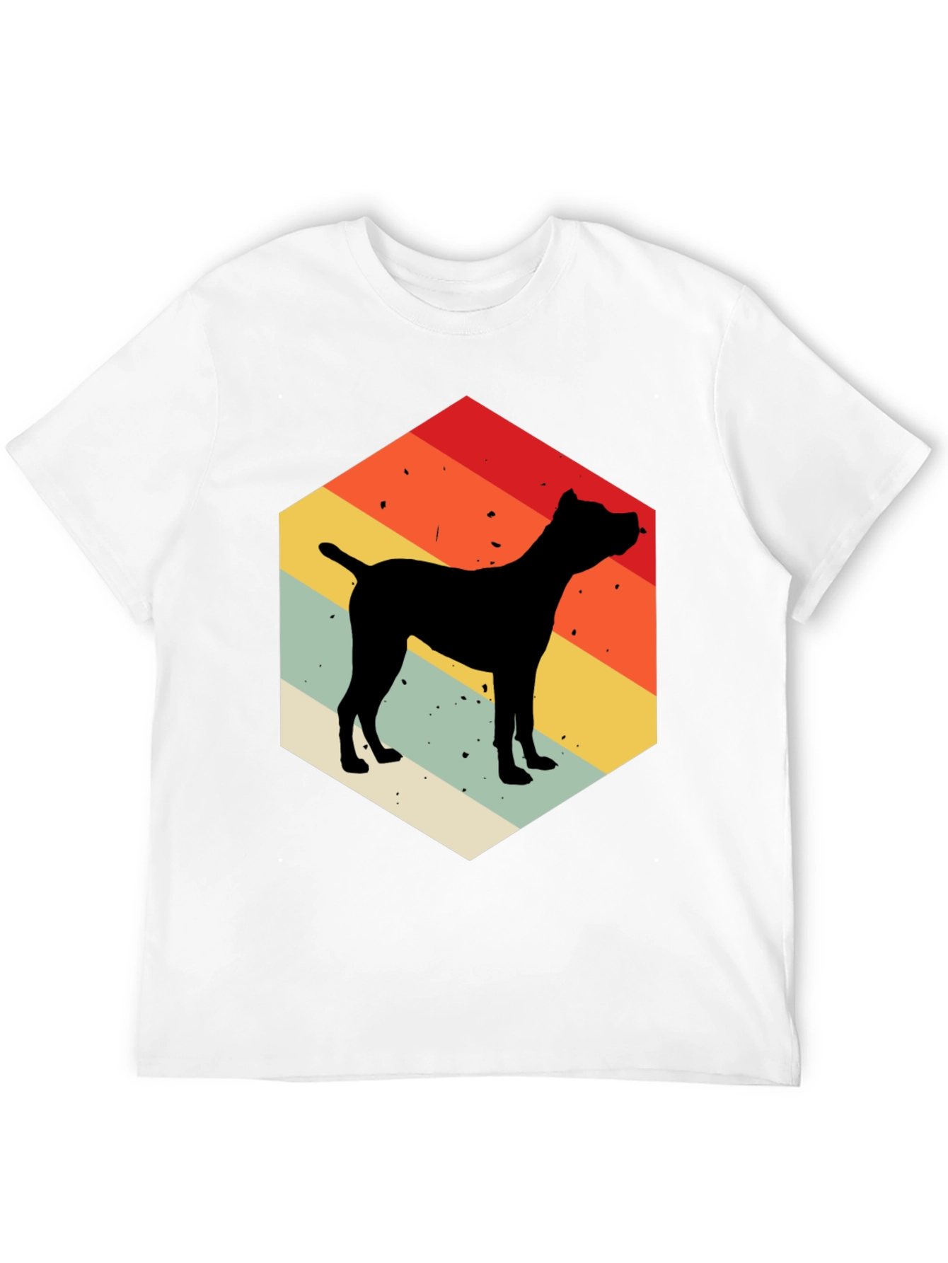 Retro Dog Silhouette T-Shirt