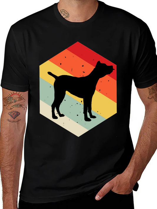 Retro Dog Silhouette T-Shirt