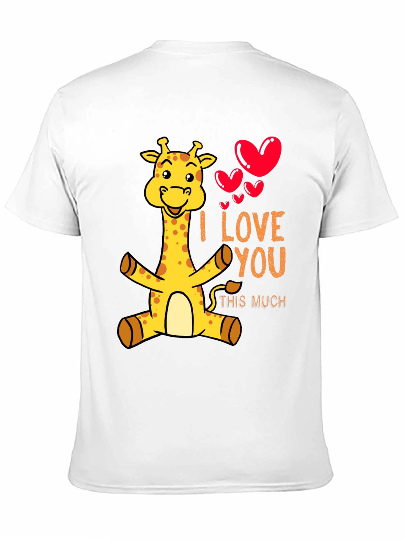 I Love You This Much Giraffe Graphic Tee