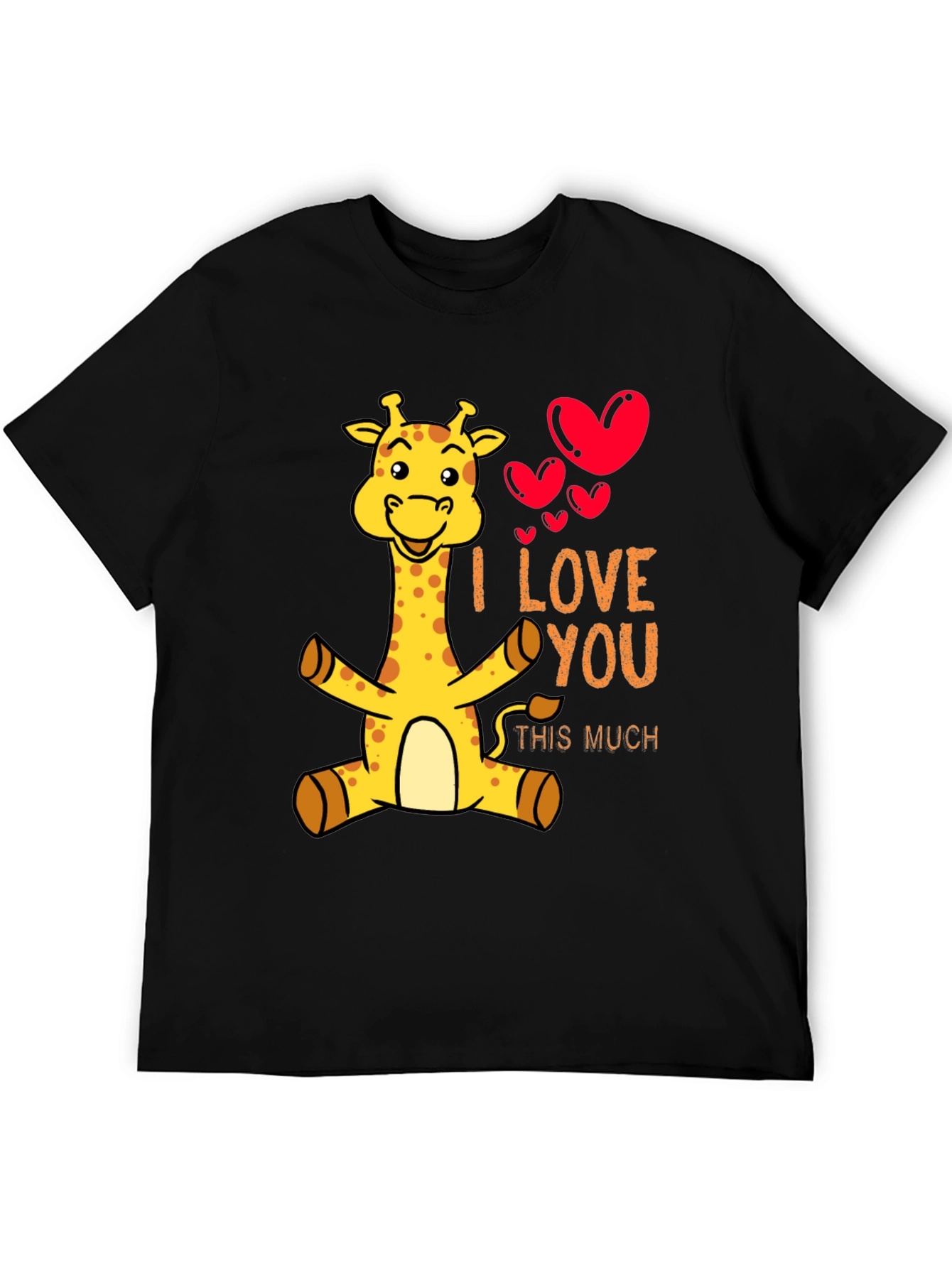 I Love You This Much Giraffe Graphic Tee