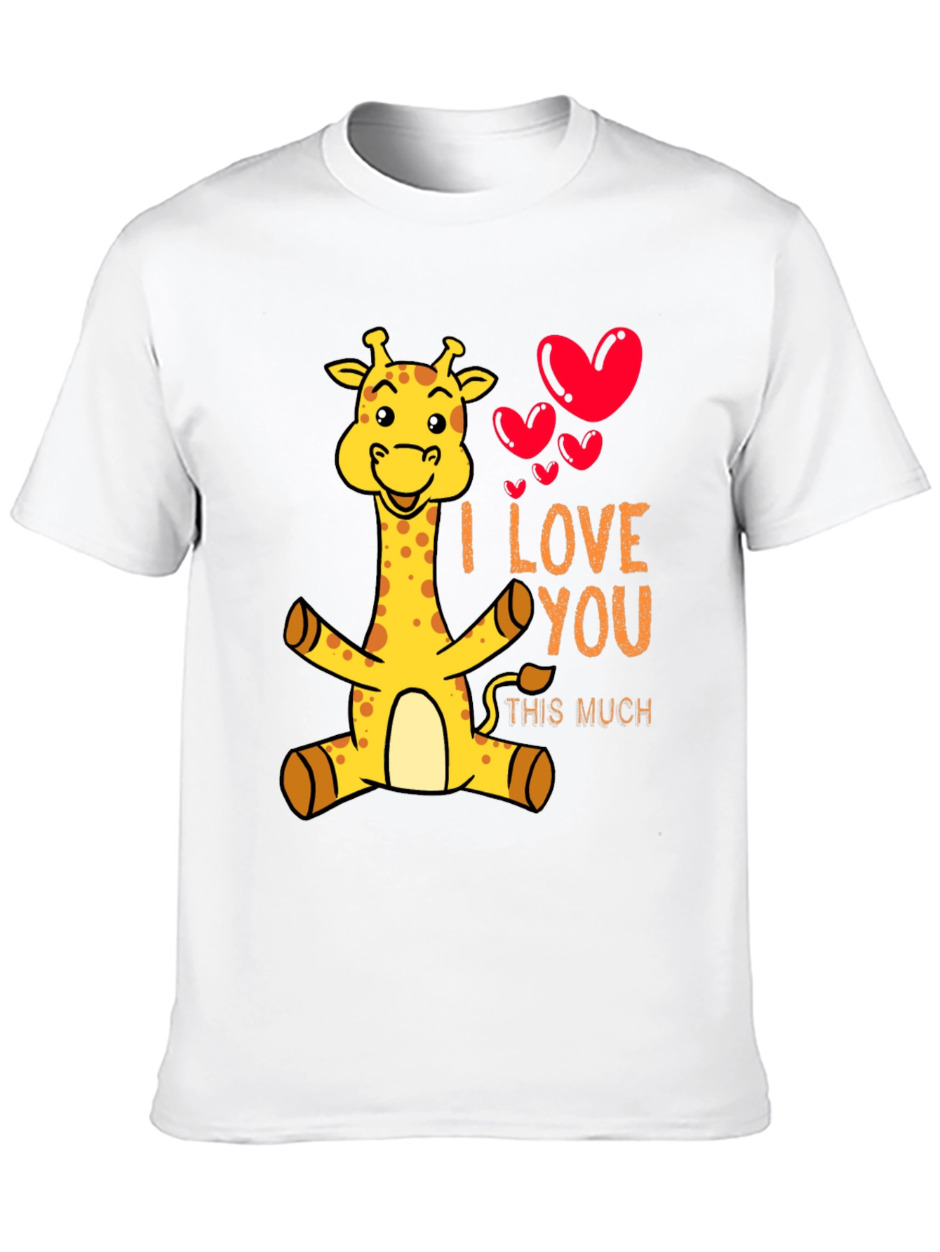 I Love You This Much Giraffe Graphic Tee