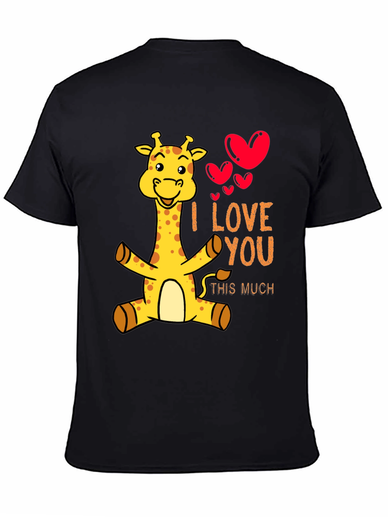 I Love You This Much Giraffe Graphic Tee